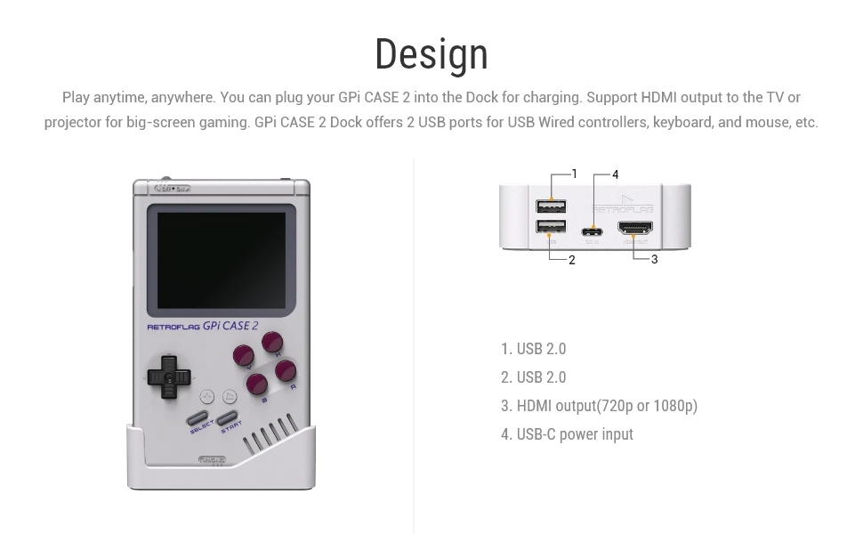 大特価　　GPiCASE2デラックスエディション＋8GB．WiFi．BT付き Retroflag GPi Case2 Deluxe Edition GPi 2 Case with 3
