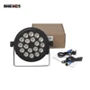 SHEHDS 4PCS Aluminum Alloy LED Flat Par 18x12W RGBW/18x18W RGBWA+UV LED Lighting DMX512 Disco Professional Stage DJ Equipment 6