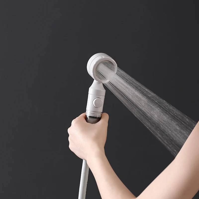 Portable Pressurized Filtration Shower Head With Antibacterial Nozzle,Modern Shower Design,Durable Construction