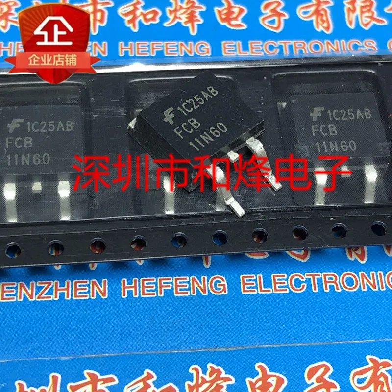 

5 шт.-10 шт. FCB11N60 TO-263 600V 11A Новый и оригинальный на складе