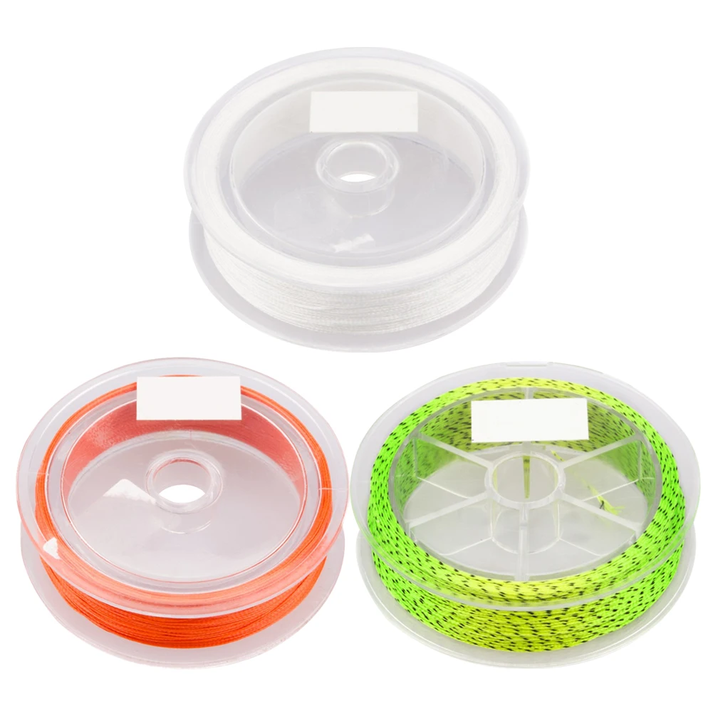 50m 20/30LB Line Backing Fishing Trout Line Polyester 8 Braided Fly Fishing Backing Line for Trout Un-waxed Fishing Tackle