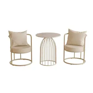 Home Living Room Nordic Style Table Chair Set Balcony Courtyard Leisure Modern Fashion Small Table and Chair