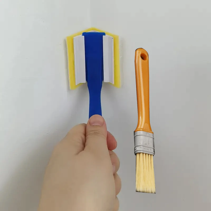 코너 브러시 플라스틱 핸들 폼, 섬유, 페인트 도구