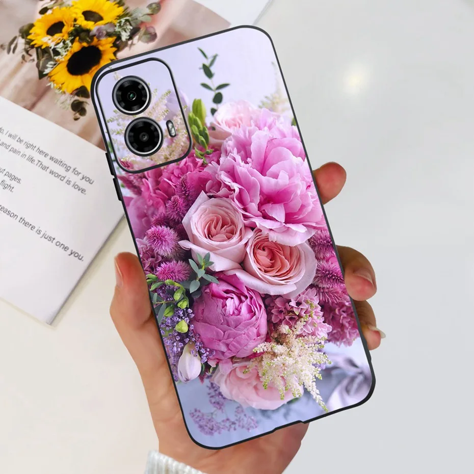 Cute Love Pattern Soft Silicone Phone Case - Stylish & Durable Back Cover