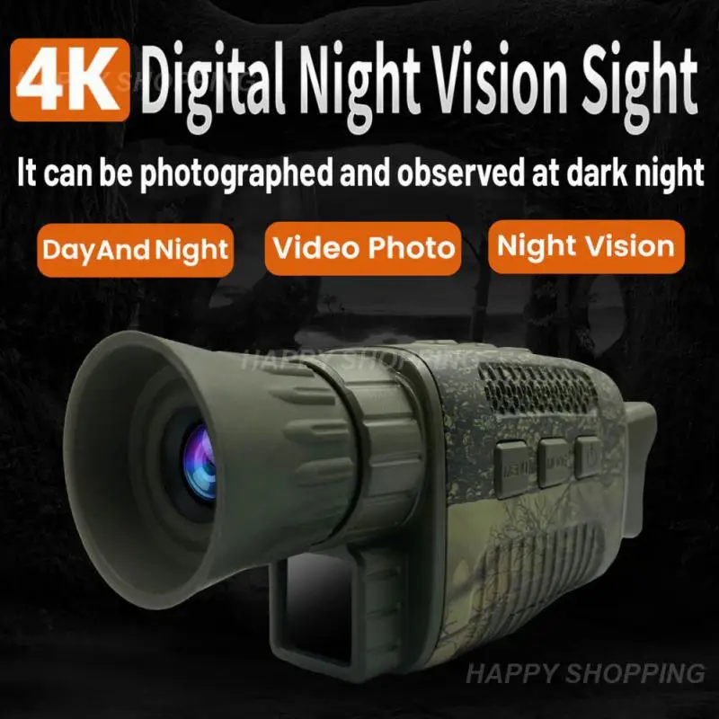 

Night Vision Monocular Infrared Night Vision Camera 9 Languages 5X Digital Zoom 200M Full Dark Viewing Distance for Hunt