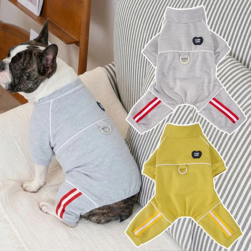 Neuer modischer Hunde-Jumpsuit für Hunde – Trendiger Haustier-Strampler, weicher und bequemer Ganzkörper-Schlafanzug für Welpen_voghion.com