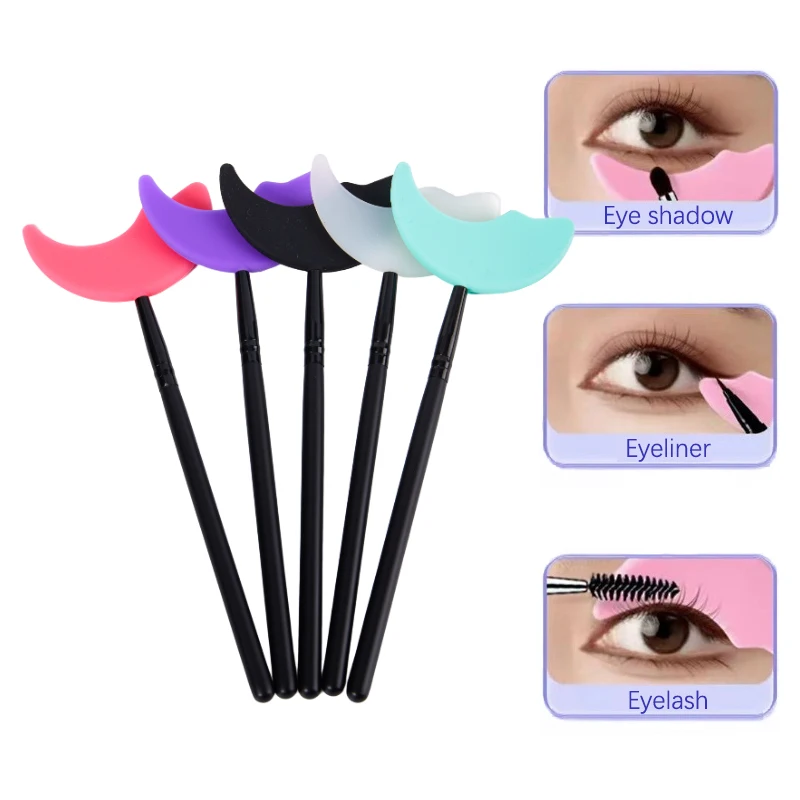 

Eye Aid Make-up Template Multi-angle Mascara Applicator Guard Shield Eyeshadow Eyelash Eyeliner Stencils Makeup Brush Baffle