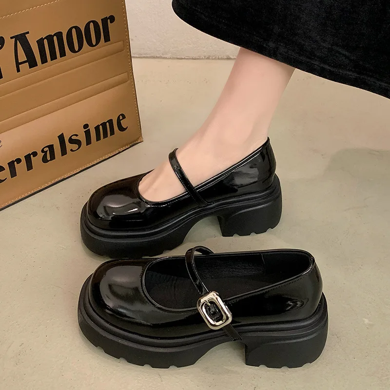 

Shallow Mouth Casual Woman Shoe Female Footwear Clogs Platform Modis Round Toe Oxfords Summer Dress Creepers 2024 Comfortable On
