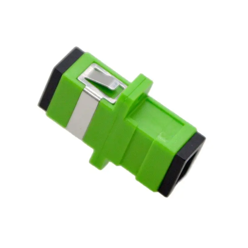 400PCS SC/UPC/APC Optical Fiber Adapter Connector Single Mode Flange Head Coupler Square joint Wholesale Free Shipping TO Brazil