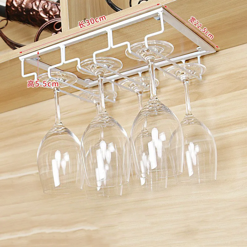 

Wall Mounted Bar Wine Glass Rack Upside Down Household Liquor Cabinet Ornaments Goblet Rack Grape Glass Shelf Bar Kitchen Stand