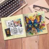 Butterfly and Flowers Adult Coloring Book - 20*20cm 24 Page Art Coloring Book - Helps Reduce Stress and Ease Emotions 3