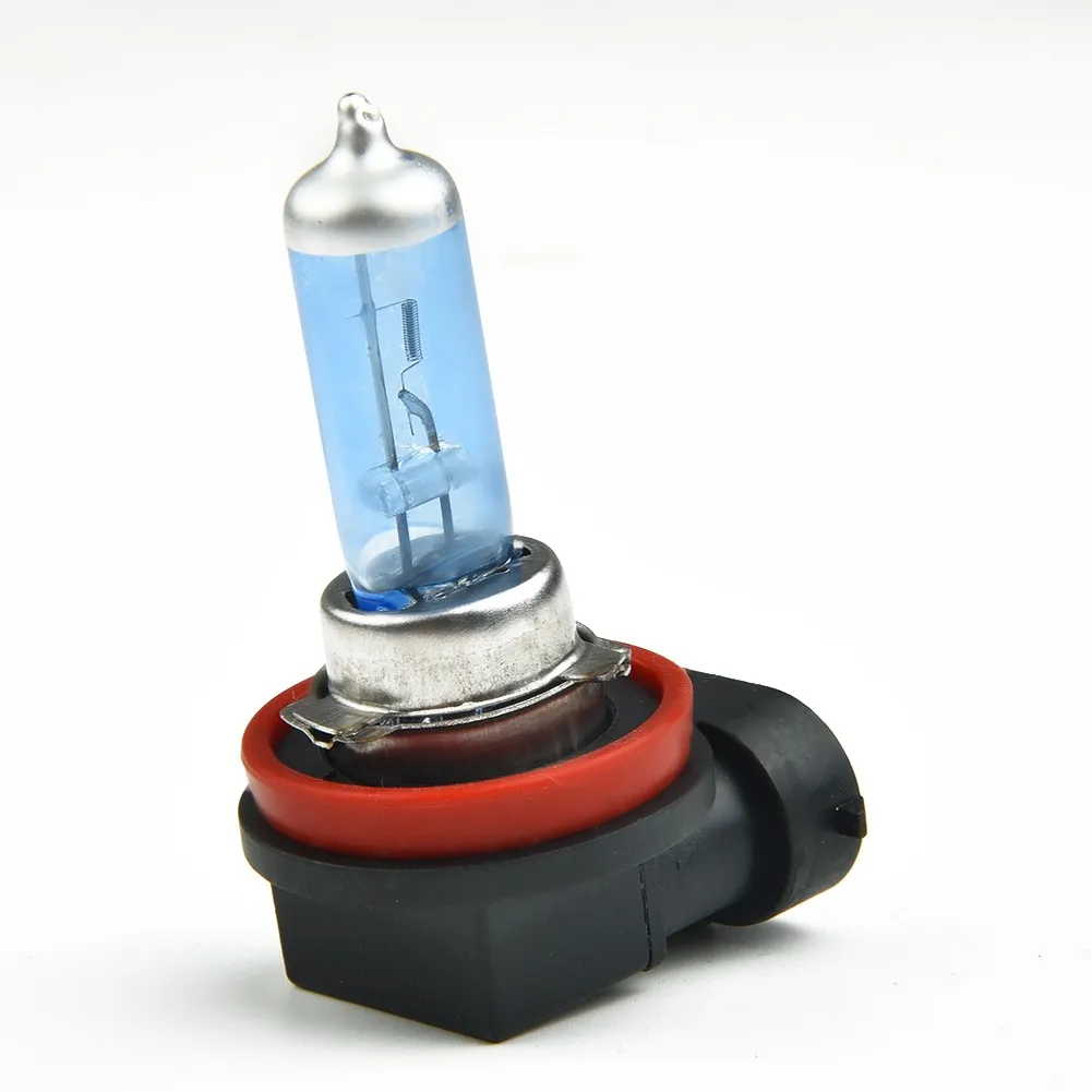 Car Headlamps 2Pcs H11 Halogen Headlight Car Light Hi/Lo Beam 6000K 12V 55W Super Bright Cool Blue Hyper White Bulb Fog Halogen Bulb
