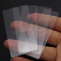 5Pcs 1mm Thickness Cavity Glass Coverslips Single Concave Microscope Glass Slides Reusable Laboratory Blank Sample Cover Glass 2