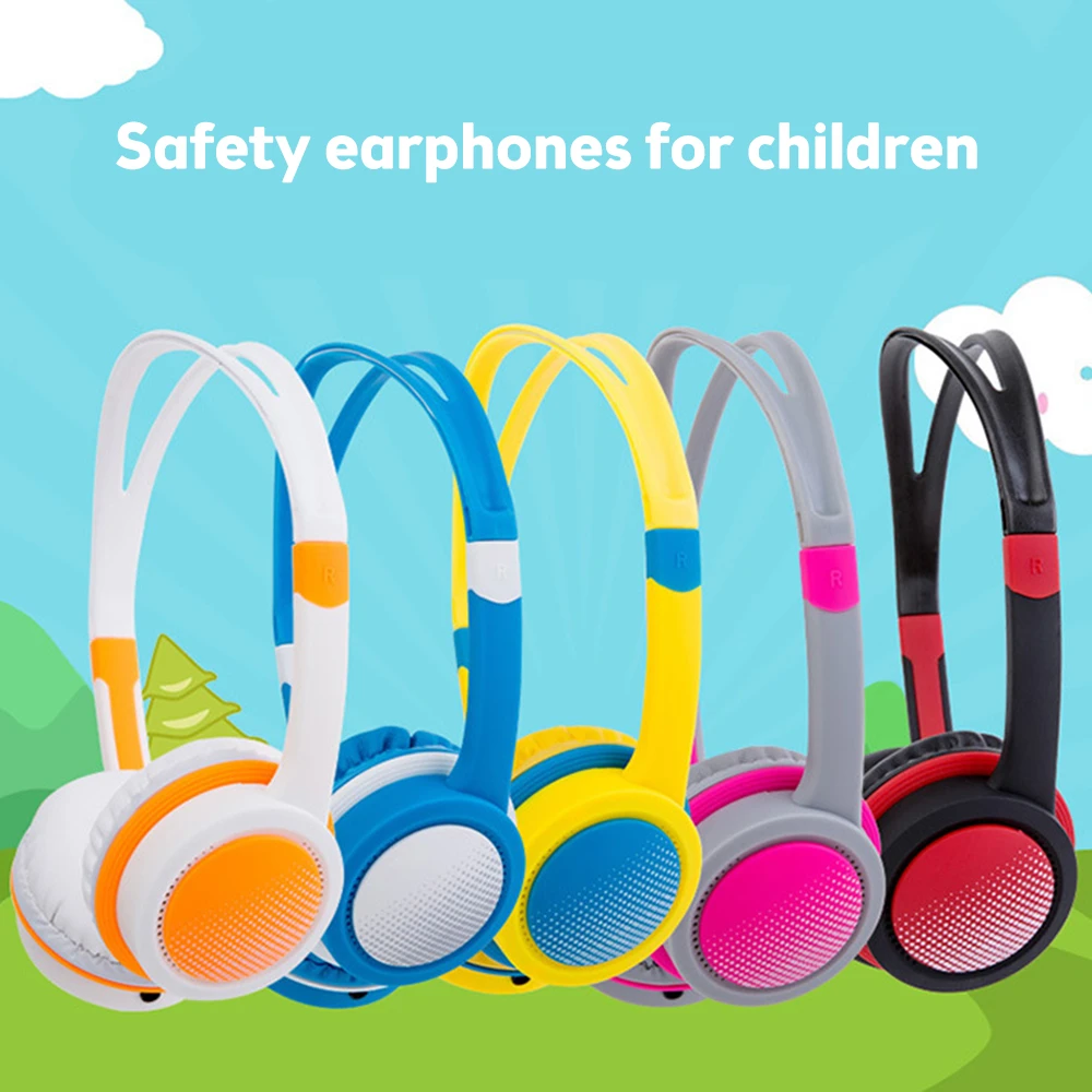 Zachte Wired Hoofdtelefoon Voor Kinderen 3.5Mm Kids Over Ear Hoofdtelefoon Bass Headset Verstelbare Muziek Oortelefoon Voor Ipad telefoon Pc| | - AliExpress