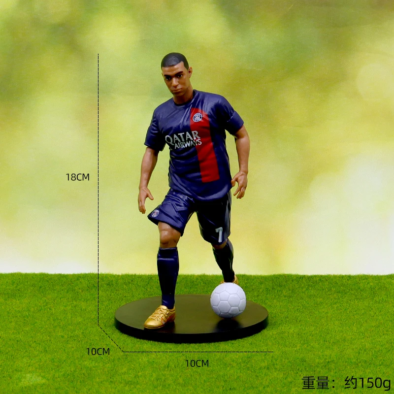 6 stücke Neue Fußball Modell Puppen Cartoon Nette Action Figur Auto Zubehör Fußball Fans Geschenke – Detail 4