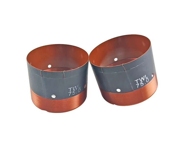 Ghxamp 75mm Bass Schwingspule importiert Glasfaser reinen Kupferdraht Hoch leistung 10 "12" 15 "Horns pule Reparatur zubehör – Detail 4