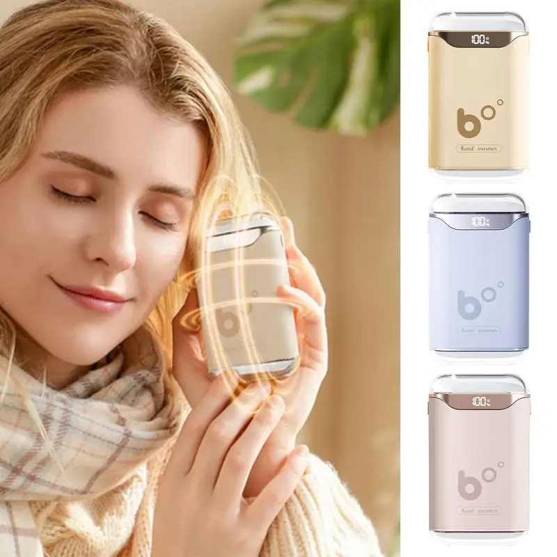 Rechargeable Hand Warmers with Digital Display