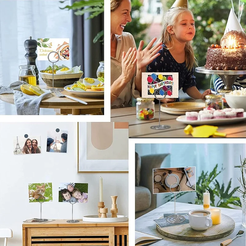 Table Number Stand Restaurant Sign Stand, Family Photo Display Stand Suitable For Weddings, Graduation Ceremonies,