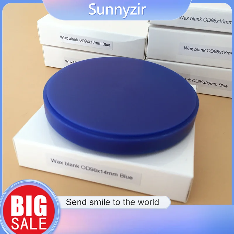 

Sunnyzir 5 Pieces Dental Wax Block Denture Material Open System Wax Disk Dental Discs Blank For Dental Lab CAD CAM Milling