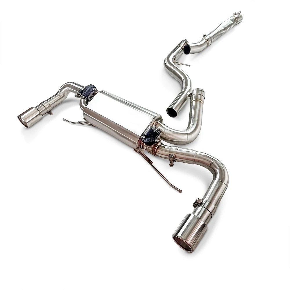 aFe 2-1/2in 304 Stainless Steel Cat-Back Exhaust w/ Polished Tips | BMW 228i (14-16) (49-36345-P) main image 1