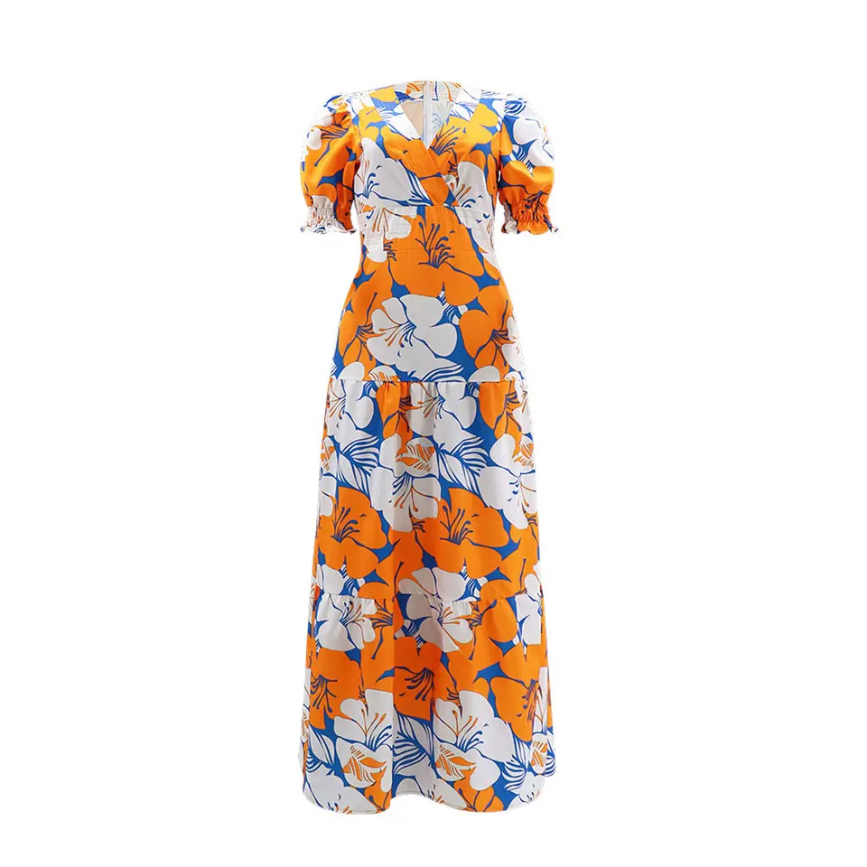 October: Vestido Maxi Estampado Mujer | El Palacio De Hierro