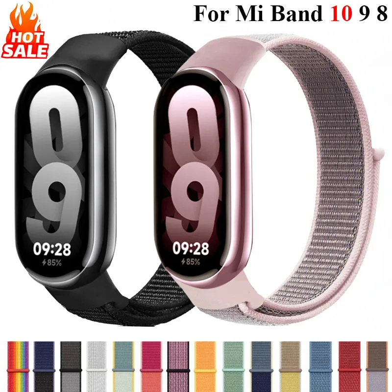 Breathable Nylon Loop Strap for Smart Bracelet Wristbands
