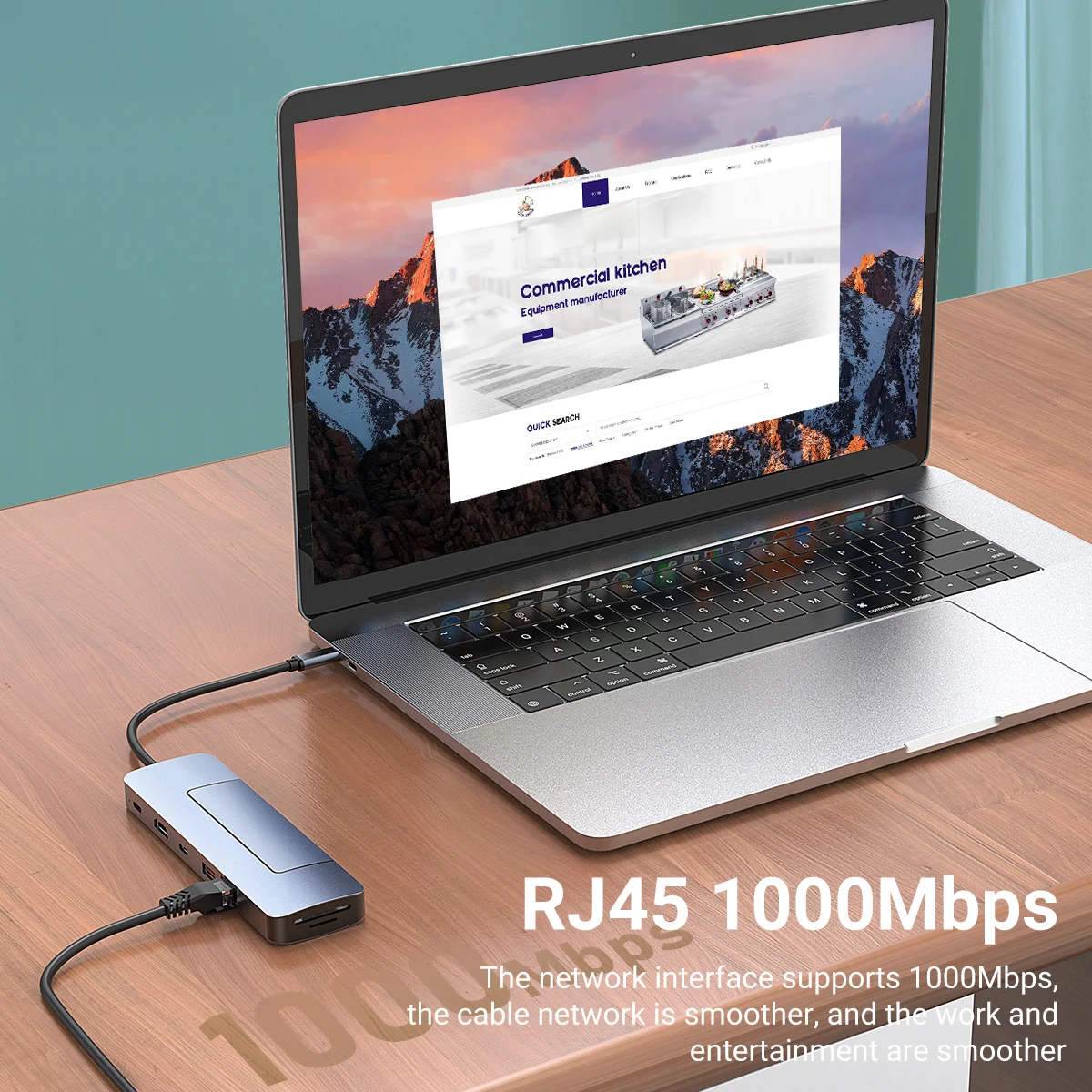 8 in 1 USB-C Hub&M.2 SSD Enclosure Support NVME&SATA ,With 4K HD,PD 100W,USB 3.0, RJ45 1000M,SD/TF Reader for Laptops Mac HP 5