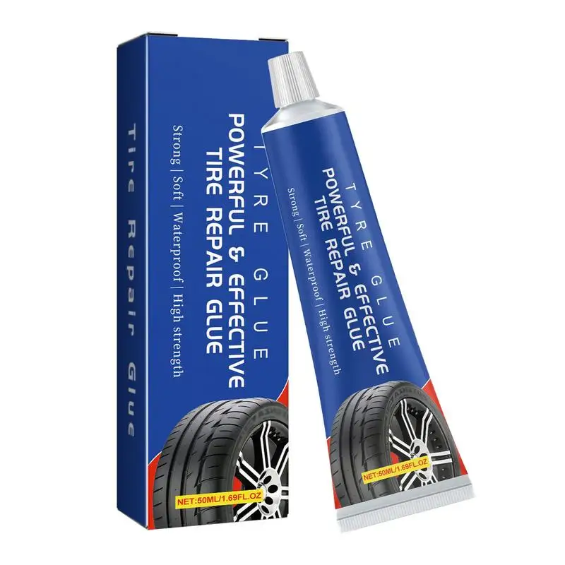 Tire Bead Sealer 50ml Rubber Cement Glue Tire Repair Sealant Leak Sealant Repair Tools for Car Motorcycle