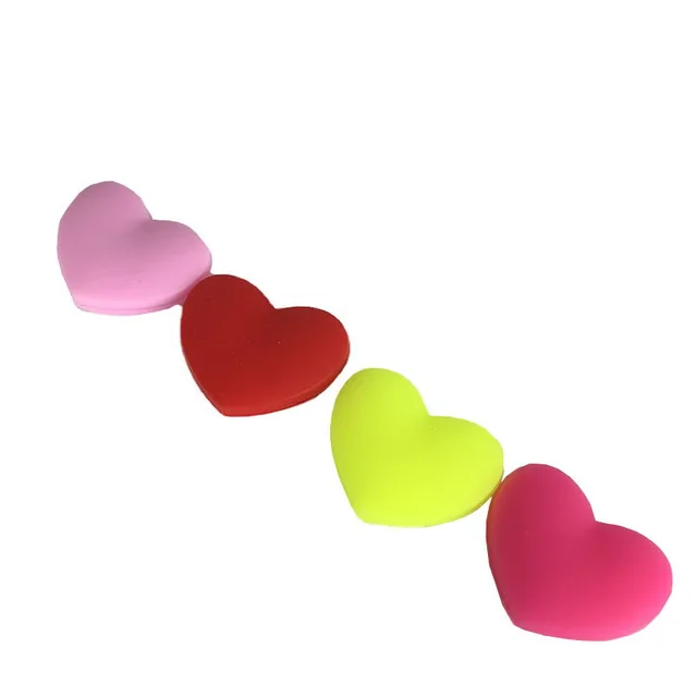 6Pcs Cute Heart-shaped Tennis Vibration Dampeners Tennis Racket Anti Vibration Food Shape Tennis Racquet Damper Tennis Accessory 5