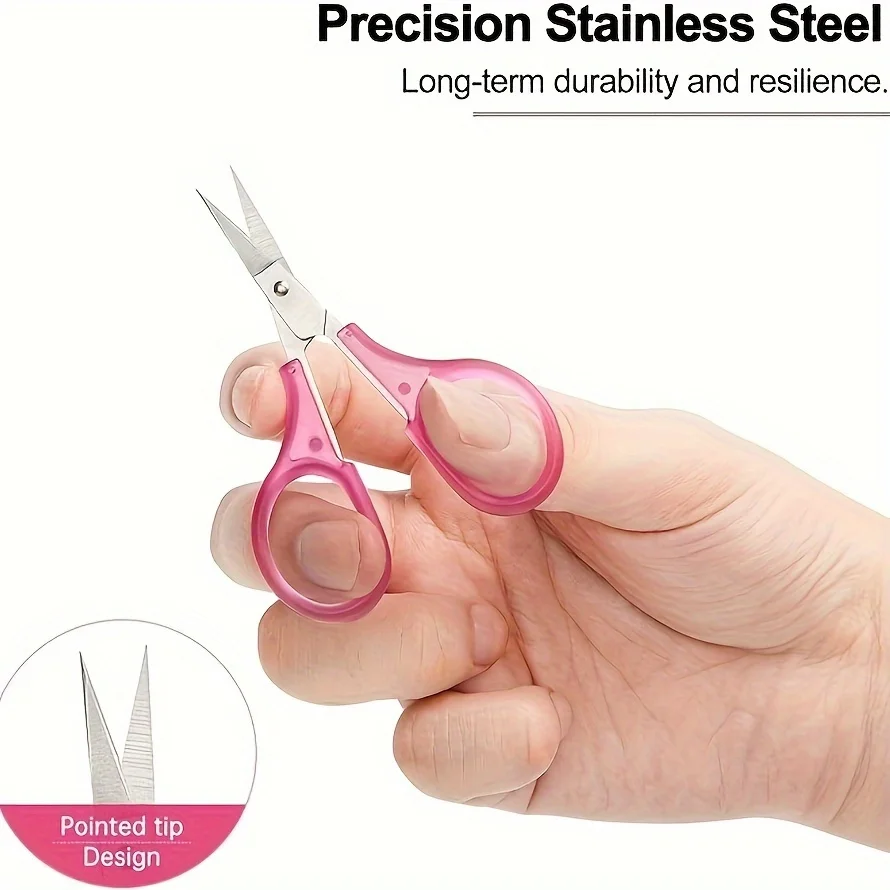 Portable scissors cutter Stationery scissors Mini Craft Scissors Set Precision Detail Cutters for Paper Cutting Scrapbooking Beauty Sewing