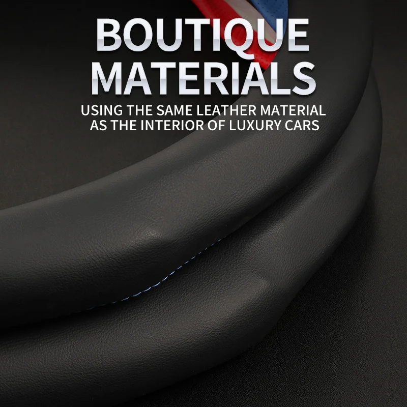 Stuurwielafdekking PU Lederen Auto Stuurhoes Voor CX-3 CX-4 CX-5 CX-7 CX-9 Voor Mazda 3 Voor Axela 6 Voor Gh Voor Gj Voor Demio Antislip Stuurwielbeschermer (Kleur : 6
