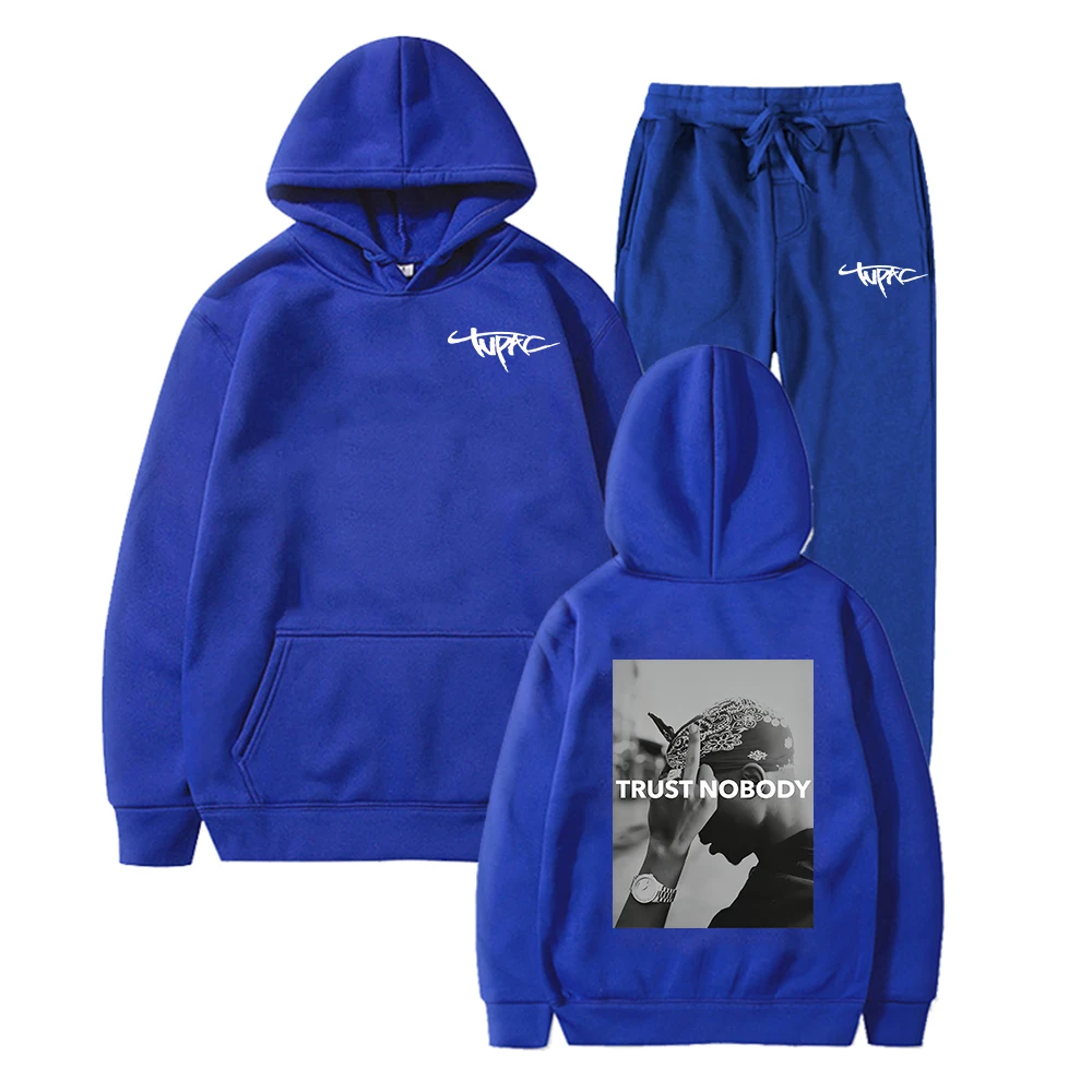2023 2PAC Hoodie Rapper TUPAC Printed Fashion Street Men's and Women's Sweatshirts Hoodies Harajuku Hip-hop Pullovers Sportswear