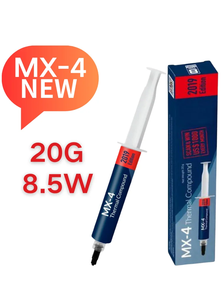 Thermal Paste MX4 4G 8G 20G for CPU GPU Printer HeatSink Cooling Silicone