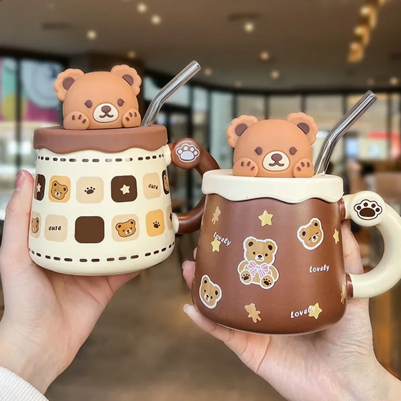 Creative Cute Lovely Bear Ceramic Mug