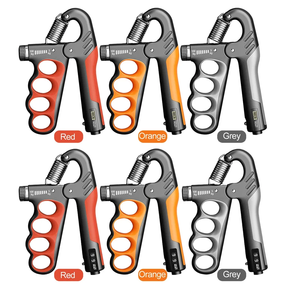 5-100 KG Hand Gripper Gym Wrist Expander Hand Strengthener Adjustable Muscle Building Hand Therapy Recovery Forearm Trainer