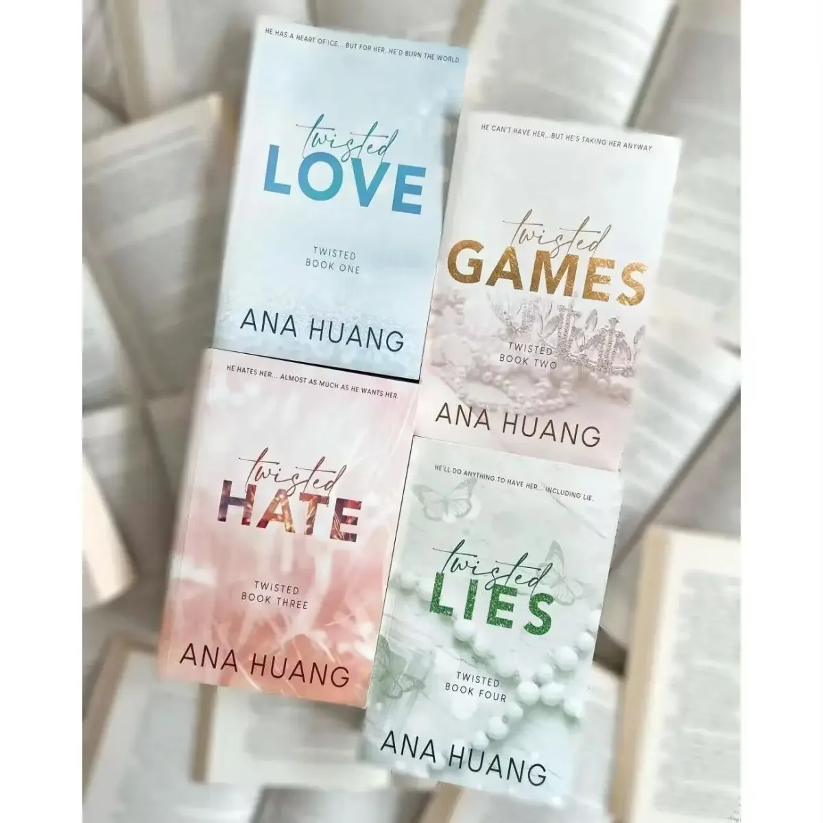 1 Libro In Inglese Twisted Love /Games / Hite /Lies Ana Huang English Book Novel Adult English Fiction Books