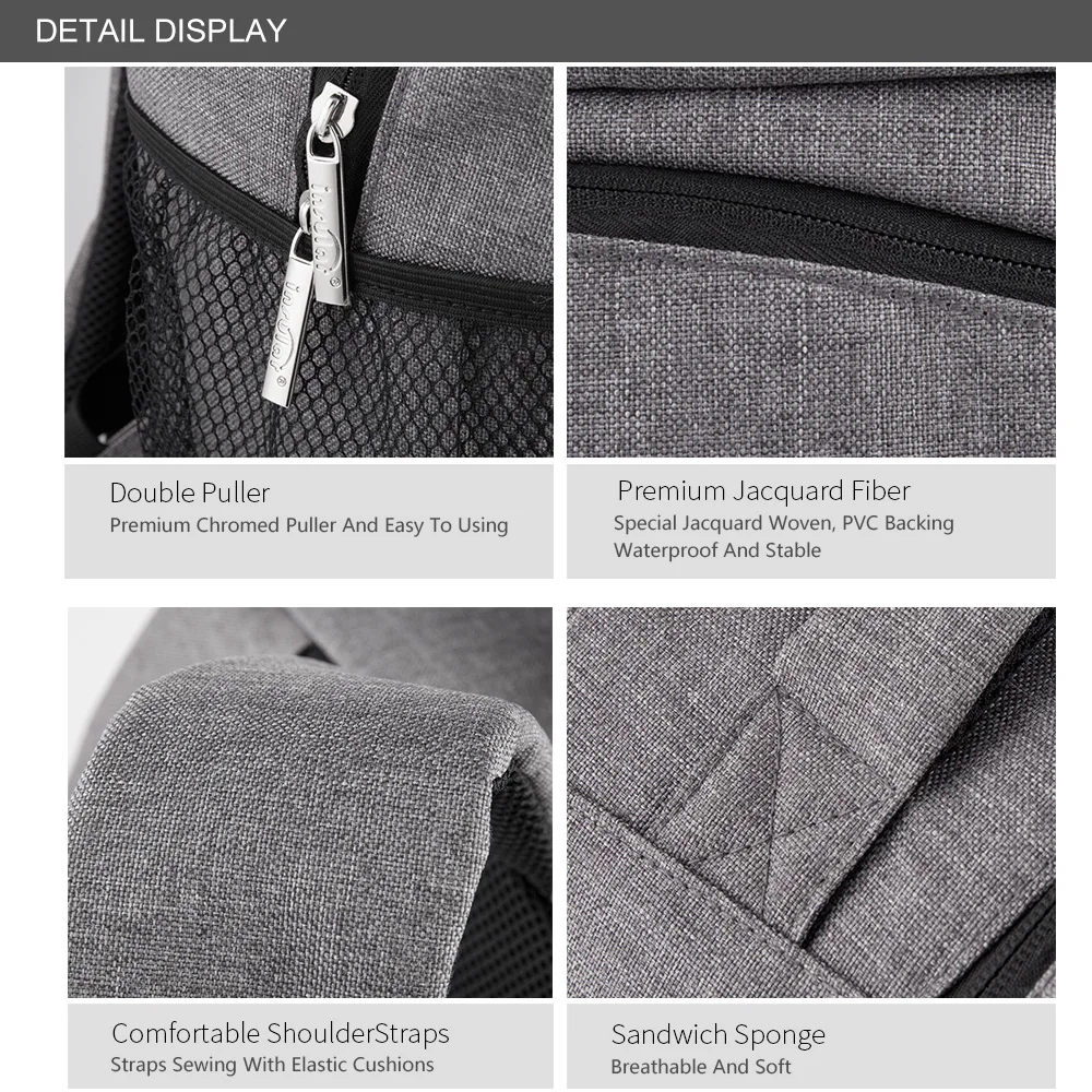 Insular Brand New Style Solid Color Baby Diaper Bags Backpacks Multifunctional Mommy Bags Backpacks Waterproof Nappy Backpacks 5
