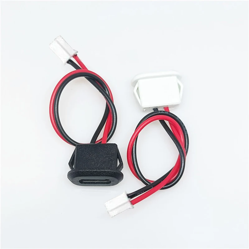 2핀 USB-C 타입 방수 USB 커넥터 직접 압축형 여성 소켓 충전 인터페이스