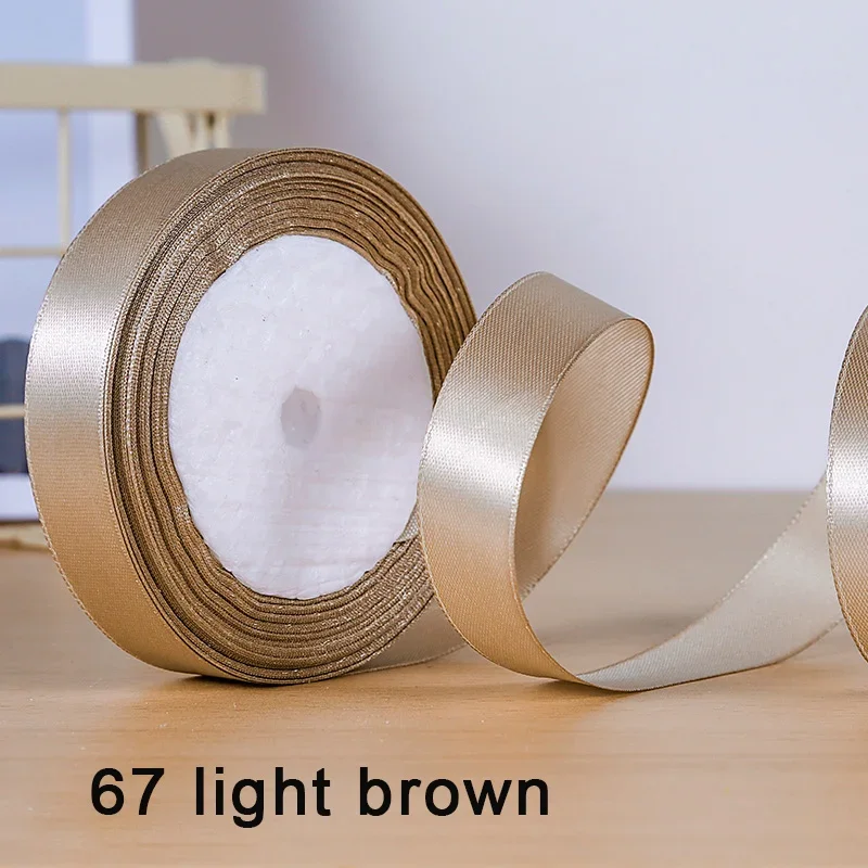 Vibrant Satin Ribbon Collection - 25 Yards, 30 Colors, Double-Faced, 6-25mm Wide for Crafts, Bows, and Gift Wrapping