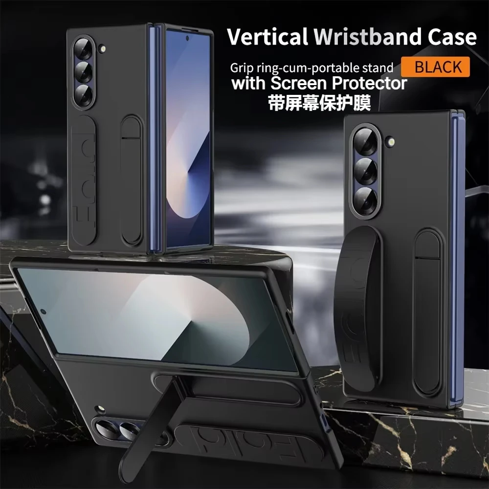 Premium Silicone Cover with Invisible Wrist Strap and Hidden Stand Feature