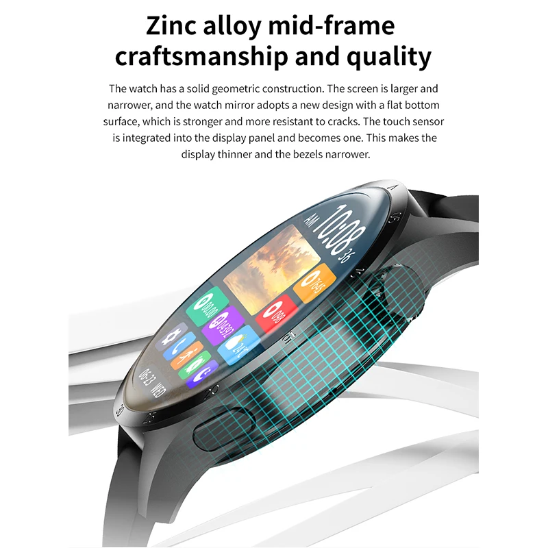 GT4  ÷ Ʈ ġ NFC GPS   , 360*360 HD ȭ,  Ʈġ,  ȭ, 1.53 ġ