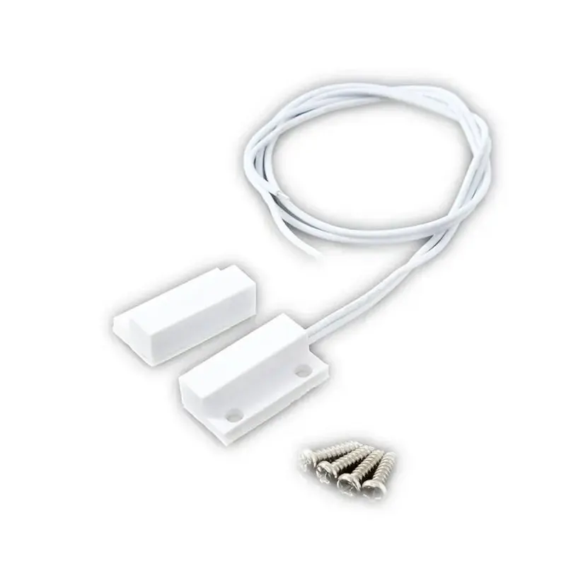 10개 미니 사이즈 표면 장착형 자석 접점(스틱온 방식) 나무 문 또는 창문용