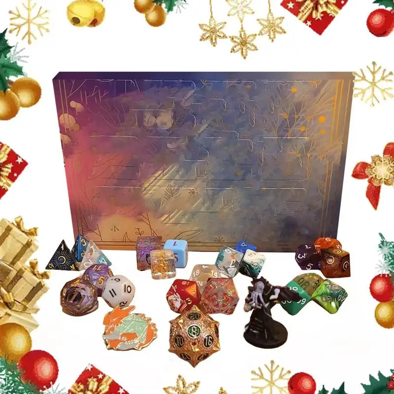 DND24DaysAdventCalendarChristmasDiceCountdownCalendarSetRPG