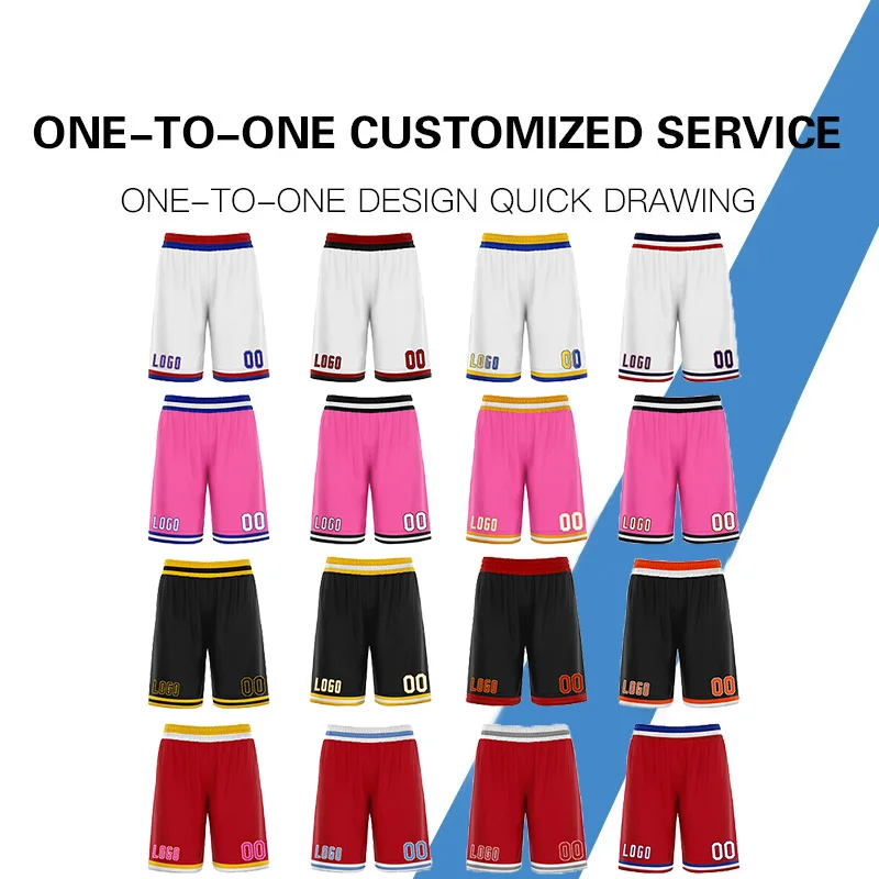 Classic Basketball Sport Shorts Running Athletic Shorts Fans Quick Dry Mesh Print with Pockets for Men Women