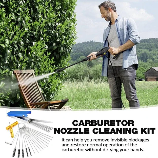 19pcs Comprehensive Carburetor Cleaning Kit Tool Set for Carb Carbon Dirt  Jet Removal Kit Spray G un Cleaning Tool Kit Cleaning - AliExpress