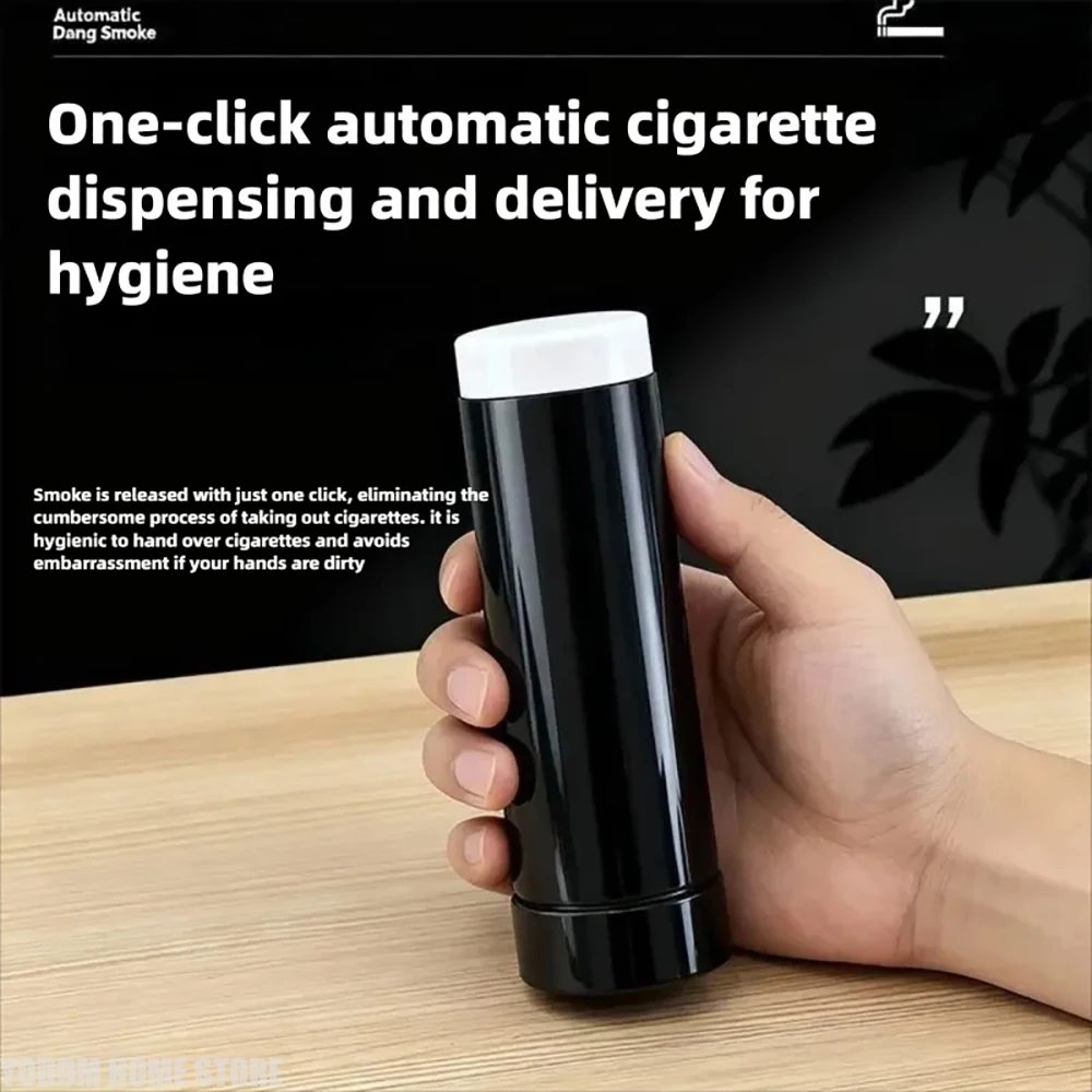 Deluxe Automatic Pop-Up Cigarette Case with One-Button Ejection and 7-Slot Storage