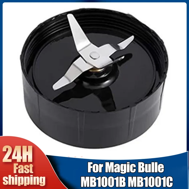 Pour Magic Bullet MBR-1101, MB1001B, MB1001C, lames croisées de mélangeur série MB1001 250W, pièces de rechange de lame transversale en acier inoxydable 1