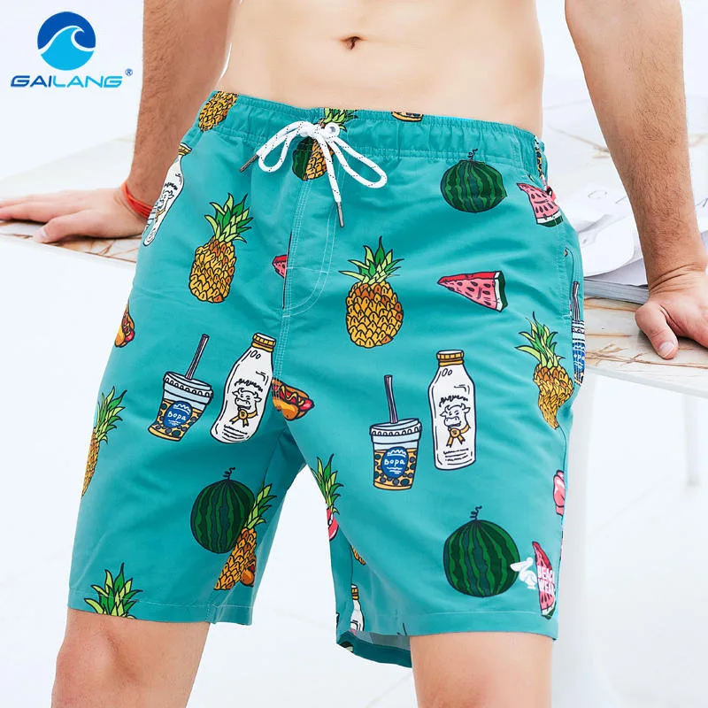 

Gailang Brand Men Swimwear 2023 Quick Dry Boardshorts Mens Casual Swim Shorts Beach Wear Board Short Swimsuits Man Jogger Trunks