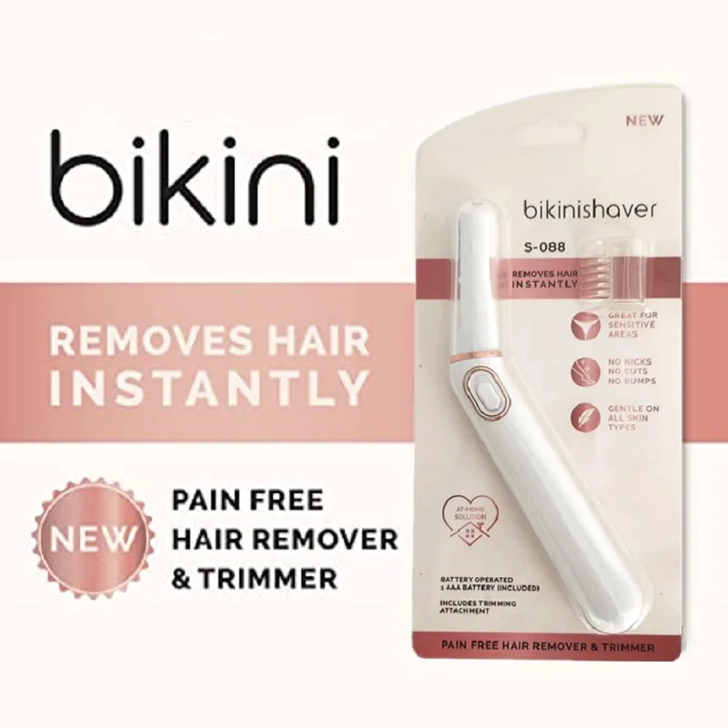 

Portable Women Bikini Shaver Hair Removal Washable Electric Epilator Shaving Machine Bikini Trimmer Razor With Led Dropshipping