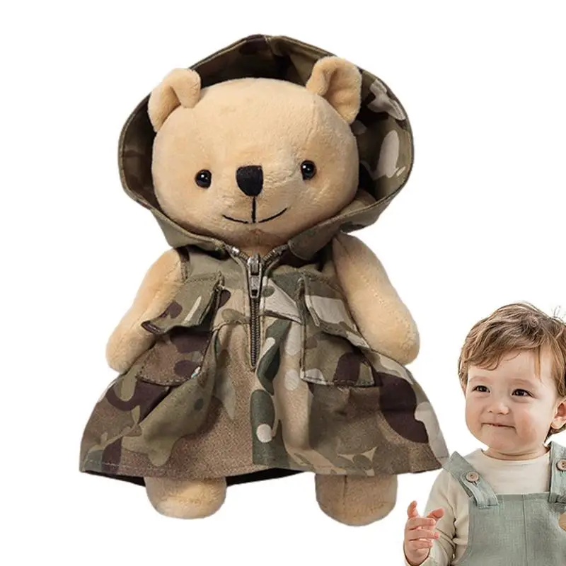 

Camouflage Military Bear Outdoor Camping Trekking Bag Vest Hanging Fishing Training Hunting Portable Detachable Toy Accessory